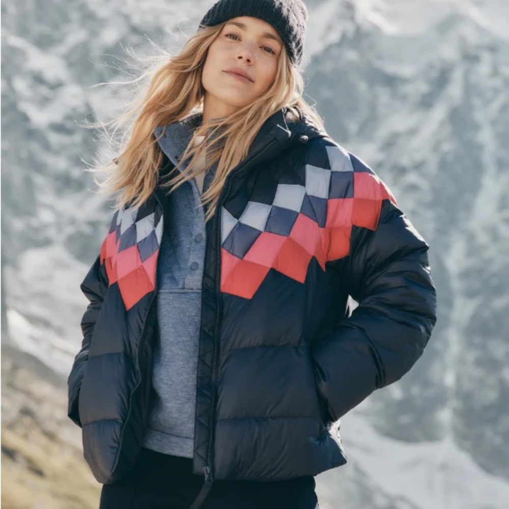 Marine layer puffer jacket